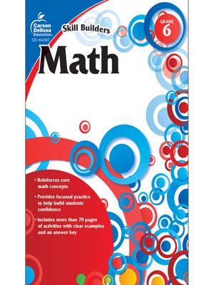 cover image of Math, Grade 6